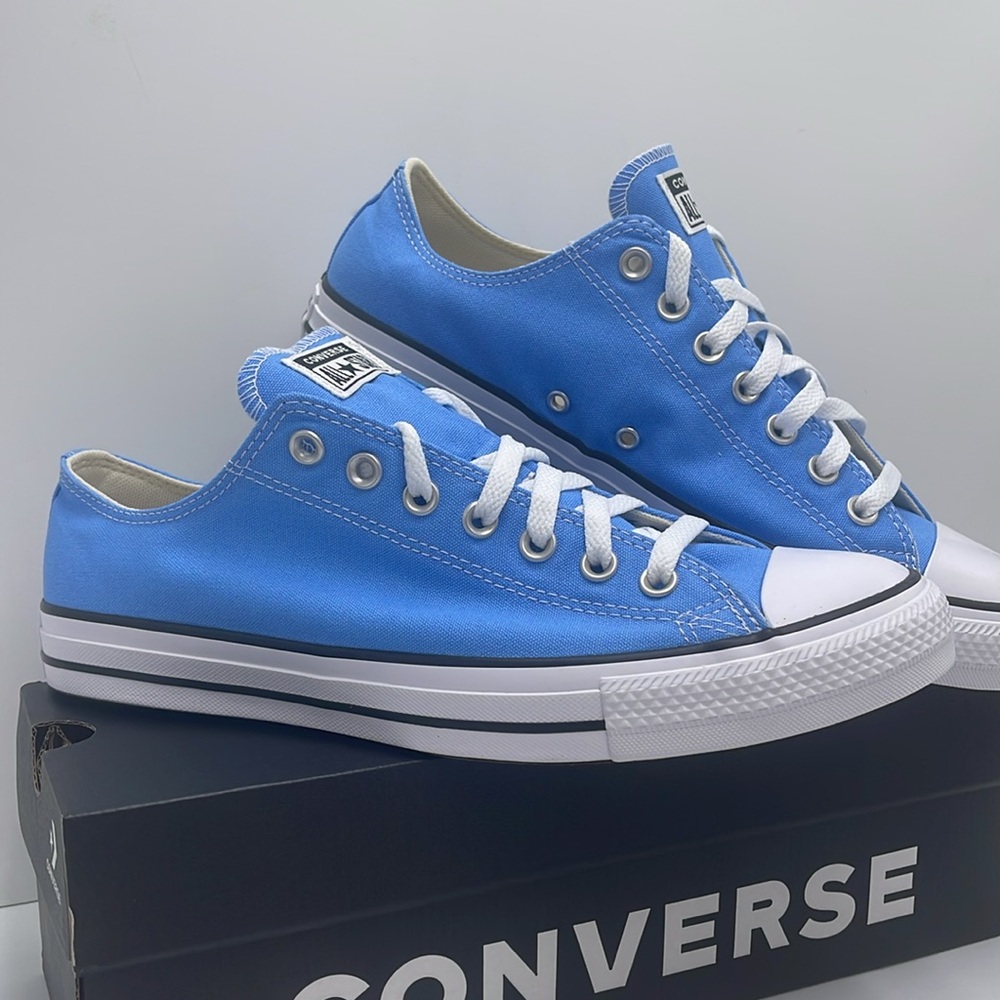 Vans Men’s A04545F CTAS OX LT. BLUE Platforms Sneakers Chuck Taylor All Stars - Picture 7 of 16